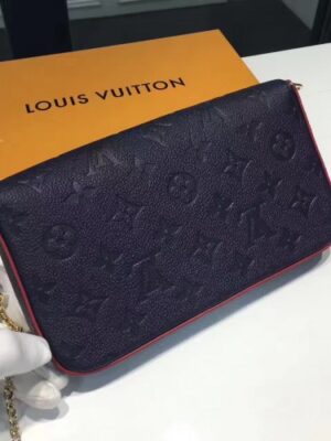 Louis Vuitton Replica pochette felicie monogram empreinte M64099 Marine Rouge(KD-741902)