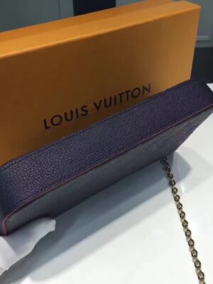 Louis Vuitton Replica pochette felicie monogram empreinte M64099 Marine Rouge(KD-741902)