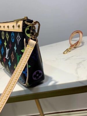 Louis Vuitton Replica vintage multicolor monogram mini bag M92649 BLACK