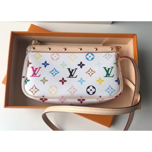 Louis Vuitton Replica vintage multicolor monogram mini bag M92649 WHITE