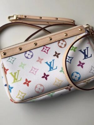 Louis Vuitton Replica vintage multicolor monogram mini bag M92649 WHITE