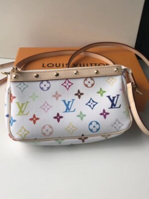 Louis Vuitton Replica vintage multicolor monogram mini bag M92649 WHITE