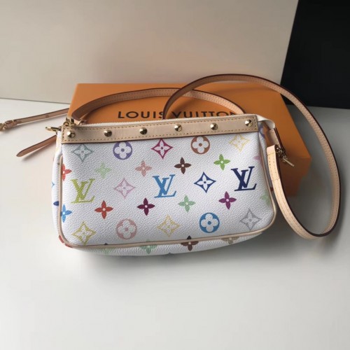 Louis Vuitton Replica vintage multicolor monogram mini bag M92649 WHITE
