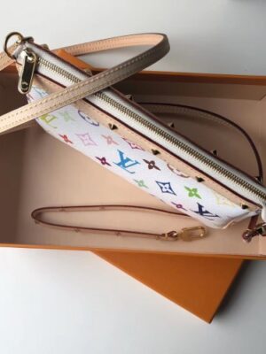 Louis Vuitton Replica vintage multicolor monogram mini bag M92649 WHITE