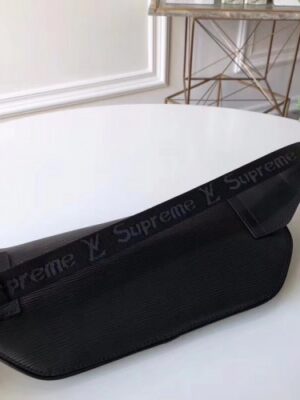 Louis Vuitton Replica x Supreme Epi Leather Waist Bag Black 2018