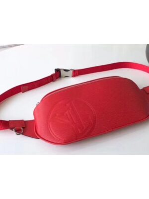 Louis Vuitton Replica x Supreme Epi Leather Waist Bag Red 2018