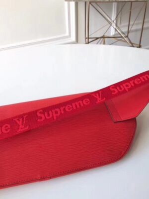 Louis Vuitton Replica x Supreme Epi Leather Waist Bag Red 2018