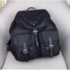 Prada Nylon Backpack BZ2811 Black/SiLV Replicaer 2018