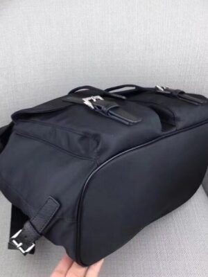 Prada Nylon Backpack BZ2811 Black/SiLV Replicaer 2018