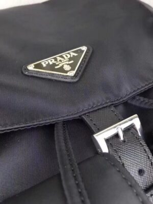 Prada Nylon Backpack BZ2811 Black/SiLV Replicaer 2018