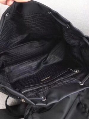 Prada Nylon Backpack BZ2811 Black/SiLV Replicaer 2018